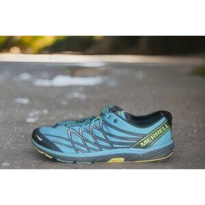 Merrell Bare Access 3 Zero Drop Barefoot Sneakers Horizon Blue Mens Size 10